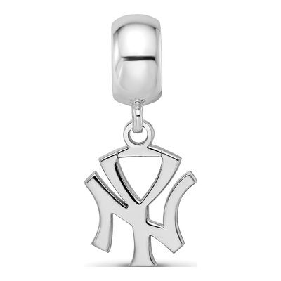 New York Yankees Sterling Silver Small NY Dangle Bead – view 4