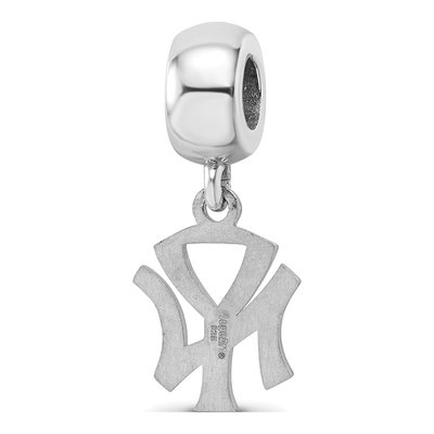 New York Yankees Sterling Silver Small NY Dangle Bead – view 6