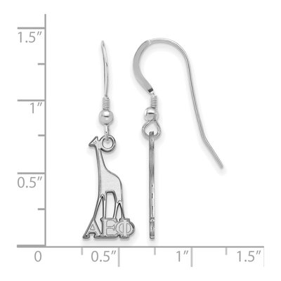 Alpha Epsilon Phi Sterling Silver Earrings – view 2