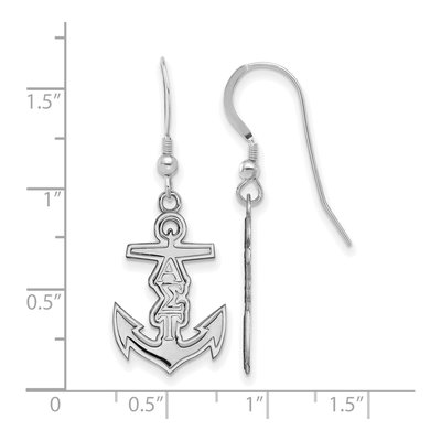 Alpha Sigma Tau Sterling Silver Earrings – view 2