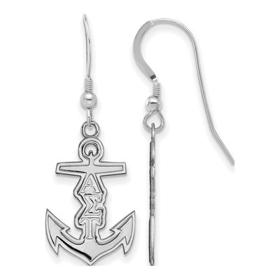 Alpha Sigma Tau Sterling Silver Earrings