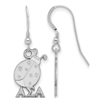 Alpha Sigma Alpha Sterling Silver Earrings
