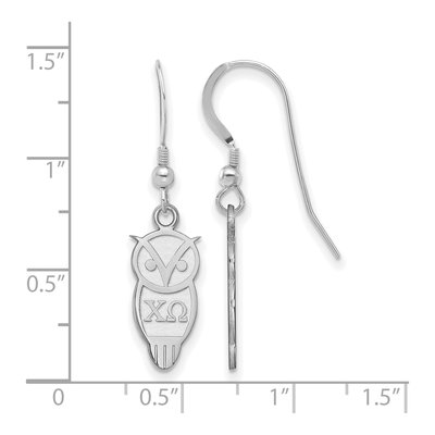Chi Omega Sterling Silver Earrings – view 2