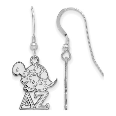 Delta Zeta Sterling Silver Earrings