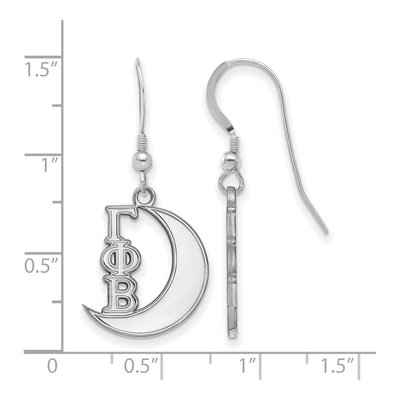 Gamma Phi Beta Sterling Silver Earrings – view 2