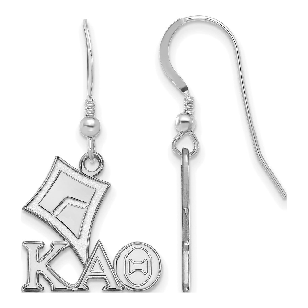 Kappa Alpha Theta Sterling Silver Dangle Earrings