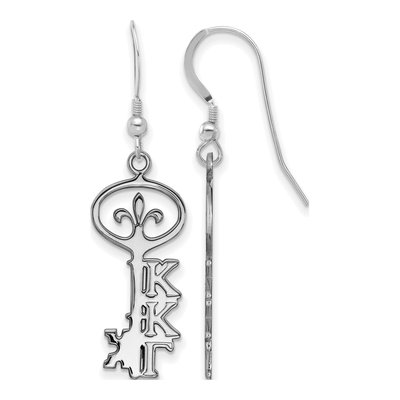 Kappa Kappa Gamma Sterling Silver Earrings