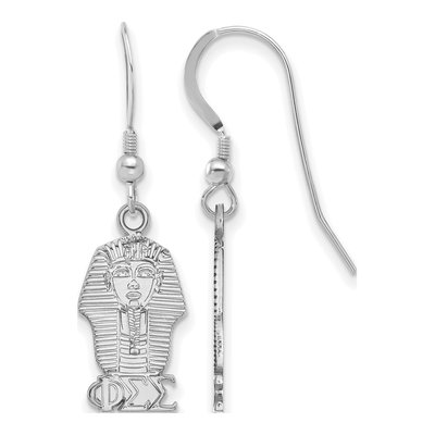 Phi Sigma Sigma Sterling Silver Earrings