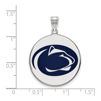 Pennsylvania State University Sterling Silver Extra Large Penn Lion Pendant – view 2