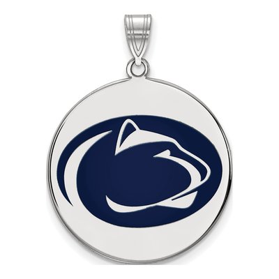 Pennsylvania State University Sterling Silver Extra Large Penn Lion Pendant