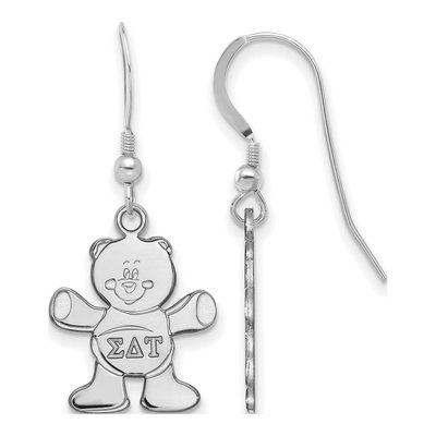Sigma Delta Tau Sterling Silver Wire Earrings