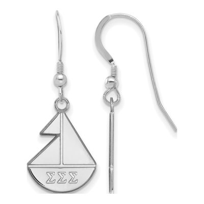 Sigma Sigma Sigma Sterling Silver Earrings
