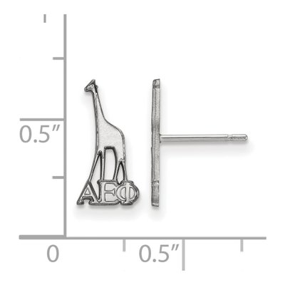 Alpha Epsilon Phi Sterling Silver Stud Earrings – view 2