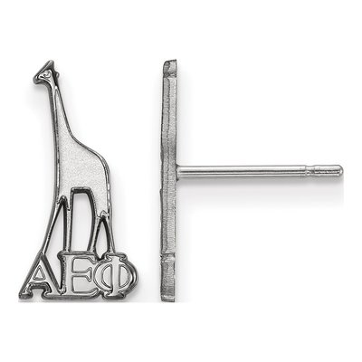 Alpha Epsilon Phi Sterling Silver Stud Earrings