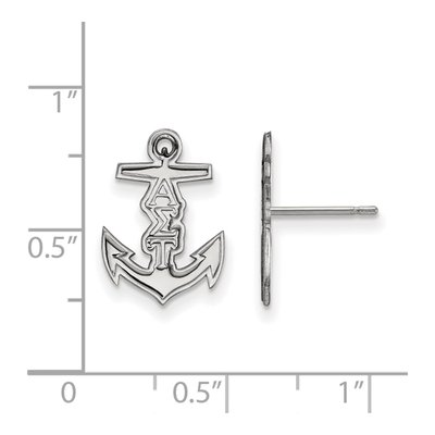 Alpha Sigma Tau Sterling Silver Stud Earrings – view 2