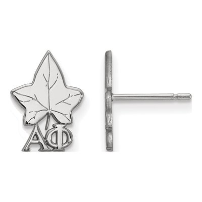 Alpha Phi Sterling Silver Stud Earrings