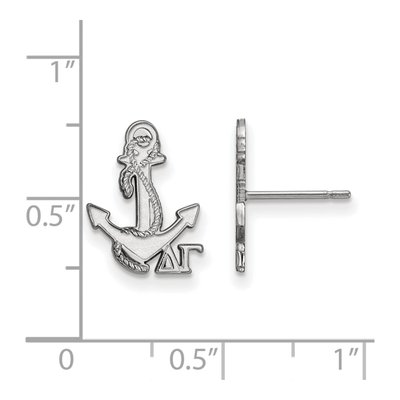 Delta Gamma Sterling Silver Stud Earrings – view 2