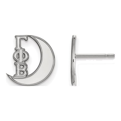 Gamma Phi Beta Sterling Silver Symbol Stud Earrings