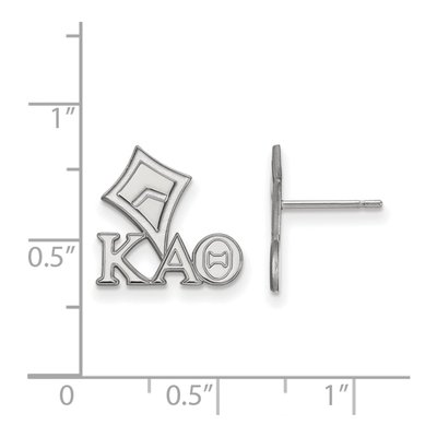 Kappa Alpha Theta Sterling Silver Extra Small Stud Earrings – view 2