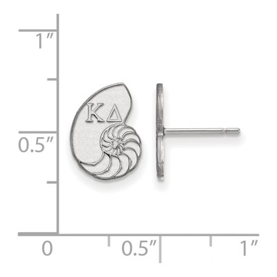 Kappa Delta Sterling Silver Sorority Stud Earrings – view 2
