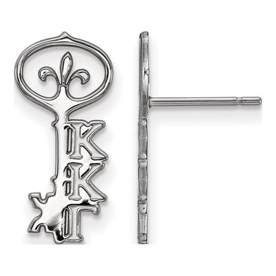 Kappa Kappa Gamma Sterling Silver Stud Earrings
