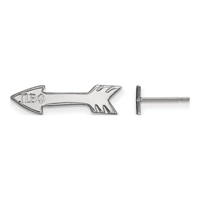 Pi Beta Phi Sterling Silver Sorority Stud Earrings