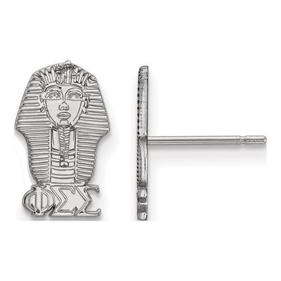 Phi Sigma Sigma Sterling Silver Stud Earrings