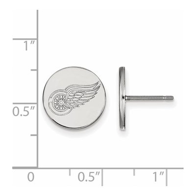 Detroit Red Wings Sterling Silver Earrings – view 2