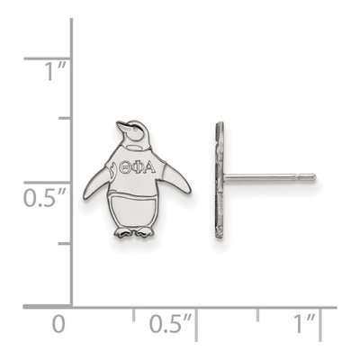 Theta Phi Alpha Sterling Silver Stud Earrings – view 2