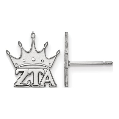 Zeta Tau Alpha Sterling Silver Symbol Stud Earrings