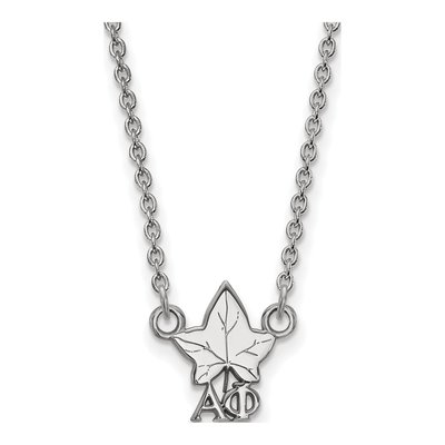 Alpha Phi Sterling Silver Extra Small Sorority Necklace