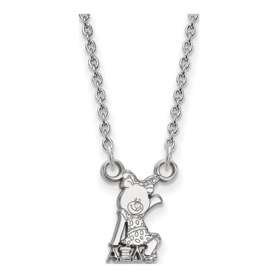 Alpha Xi Delta Sterling Silver Extra Small Symbol Necklace