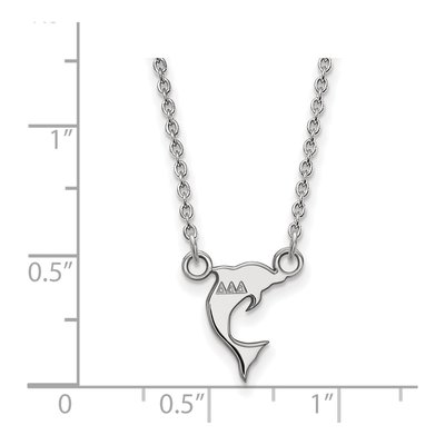 Delta Delta Delta Sterling Silver Sorority Symbol Extra Small Pendant Necklace – view 2