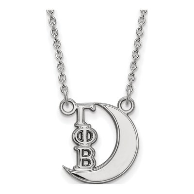Gamma Phi Beta Sterling Silver Sorority Symbol Extra Small Necklace