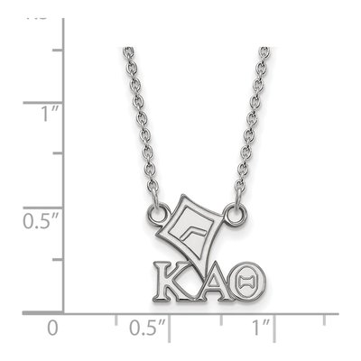 Kappa Alpha Theta Sterling Silver Sorority Symbol Extra Small Necklace – view 2