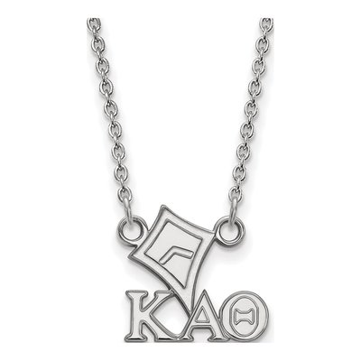Kappa Alpha Theta Sterling Silver Sorority Symbol Extra Small Necklace