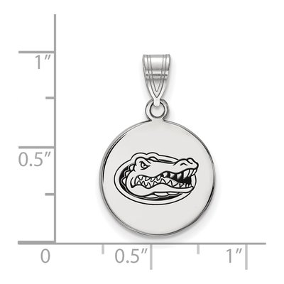 University of Florida Sterling Silver Medium Gator Pendant – view 2