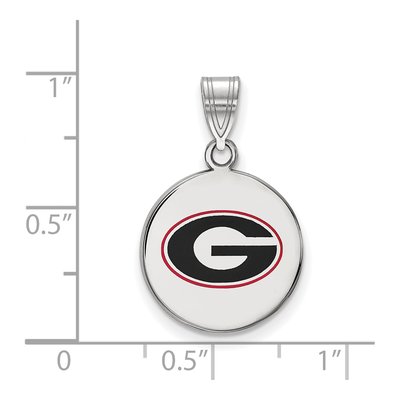 University of Georgia Sterling Silver Medium UGA Letter G Pendant – view 2