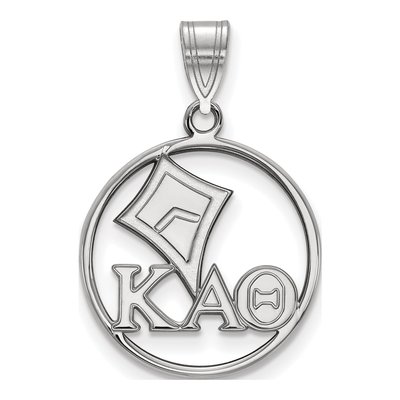 Kappa Alpha Theta Sterling Silver Medium Sorority Symbol Pendant