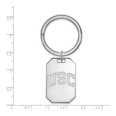 USC Trojans Sterling Silver Key Ring – view 2