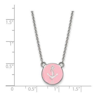 Delta Gamma Sterling Silver Small Enamel Necklace – view 2