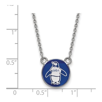 Theta Phi Alpha Sterling Silver Small Sorority Necklace – view 2