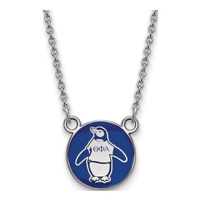 Theta Phi Alpha Sterling Silver Small Sorority Necklace
