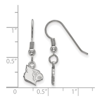 University of Louisville Sterling Silver Cardinal Earrings – view 2