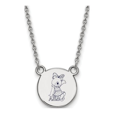 Alpha Xi Delta Sterling Silver Small Sorority Necklace
