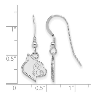 University of Louisville Sterling Silver Cardinal Earrings – view 2