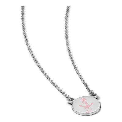 Delta Gamma Sterling Silver Large Sorority Necklace – view 3