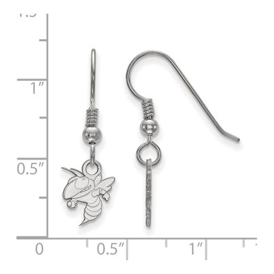 Georgia Institute of Technology Sterling Silver Tech Jacket Earrings – view 2