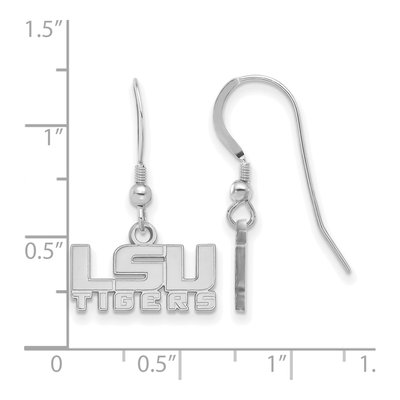 Louisiana State University Sterling Silver LSU Tigers Earrings – view 2