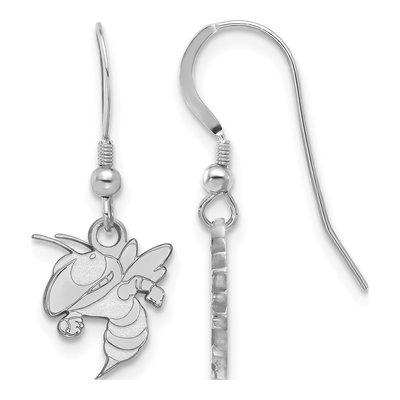 Georgia Institute of Technology Sterling Silver Tech Jacket Earrings